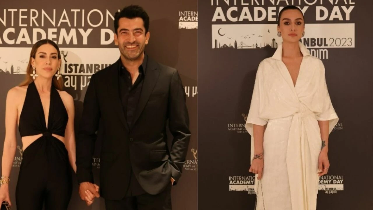 Emmy Ödülleri Etkinliğinde Türk ünlüler geçidi! Kenan İmirzalıoğlu eşi Sinem Kobal’la geceye damga vurdu