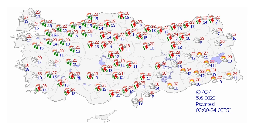 Yeni haftada sağanak, sel ve fırtına var! Meteoroloji uyarılarını peş peşe sıraladı…