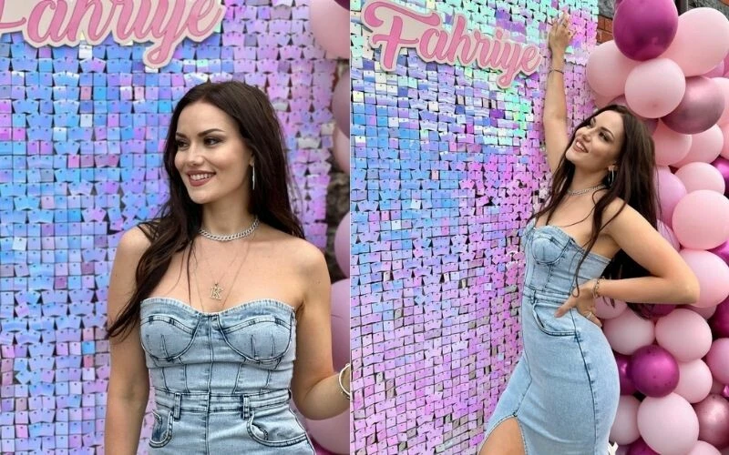 37. yaşını kutlayan Fahriye Evcen’in doğum gününde dikkat çeken detay!