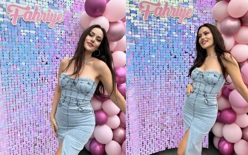 37. yaşını kutlayan Fahriye Evcen’in doğum gününde dikkat çeken detay!