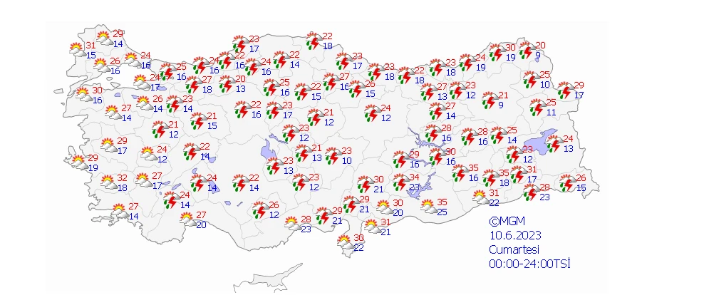 Sel bölgesine sarı ve turuncu kodlu uyarı! Meteoroloji fırtına ve gök gürültülü sağanak alarmı verdi...