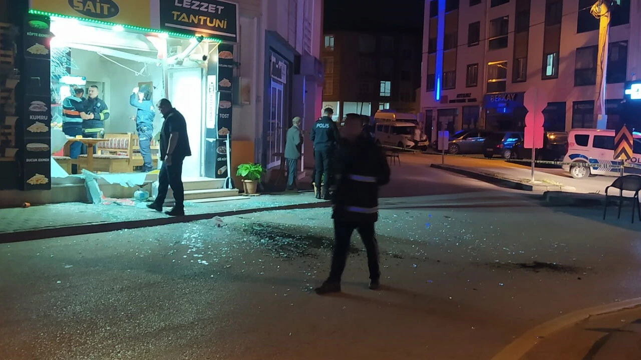 Tüp bomba gibi patladı, mahalle sokağa koştu