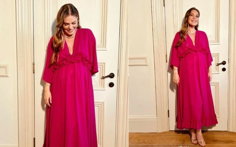 Doğuma günler kala Aslı Enver’den hamilelik pozları geldi!