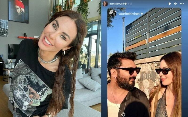 3 ay önce yalanlamıştı! Defne Samyeli, kendinden yaşça küçük Çağrı Telkıvıran’la beraberliğini ilan etti!