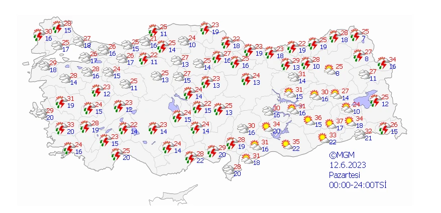 Yağışlı hava bugün yeniden başlıyor! Meteoroloji raporunu paylaştı, günlerce sürecek…
