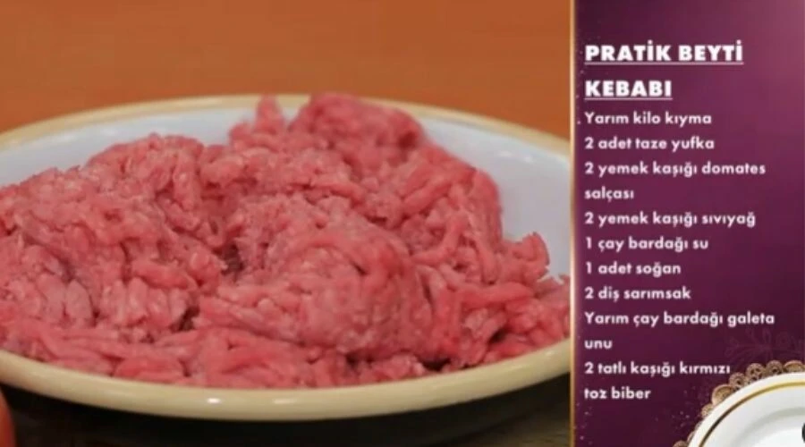 8 Haziran Gelinim Mutfakta puan durumu! Gelinim Mutfakta pratik beyti kebabı tarifi