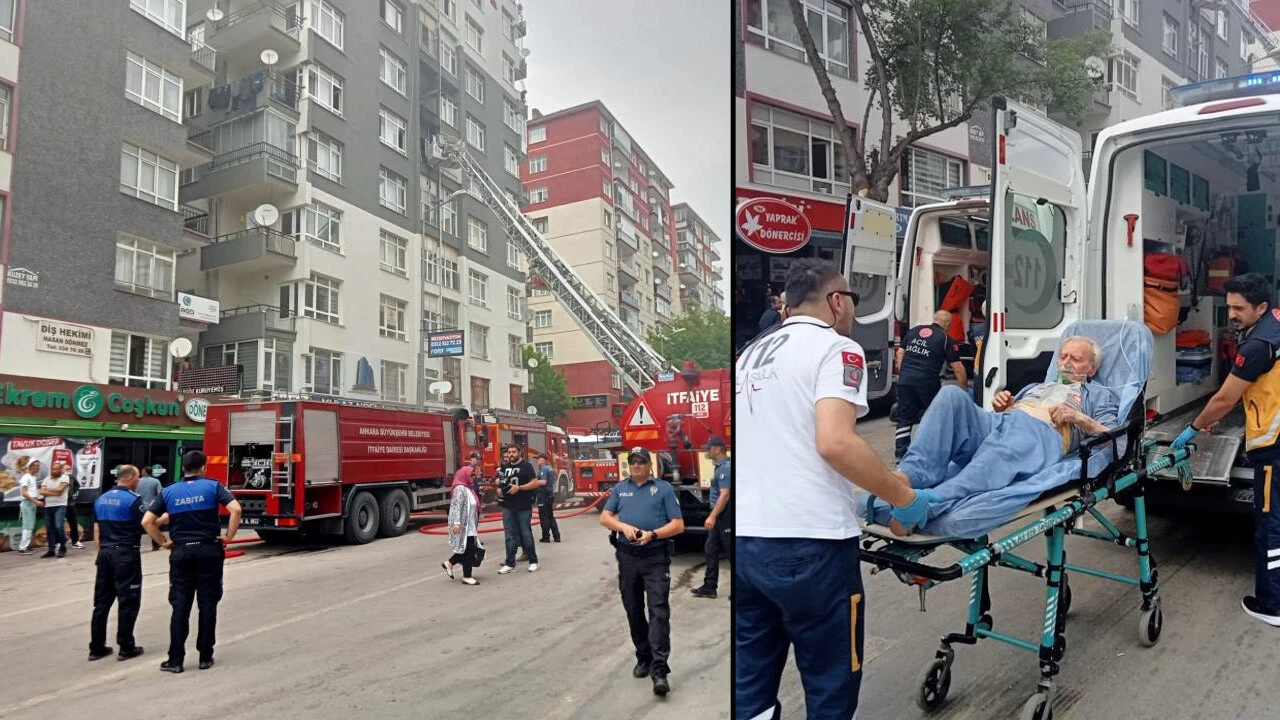 Son dakika: Ankara'da 10 katlı binada yangın! Ölü ve yaralılar var...