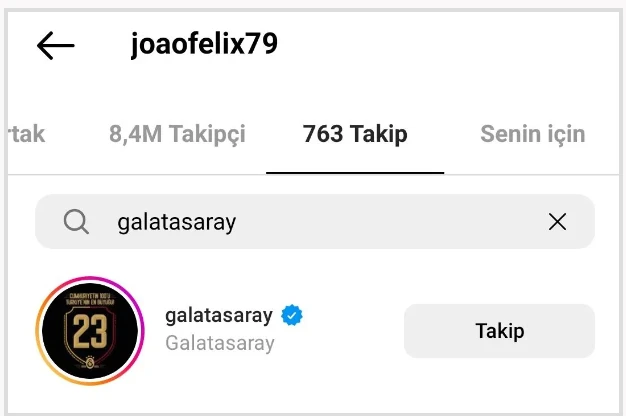 Galatasaray Dünyaca ünlü futbolcu Joao Felix’ten <a href=