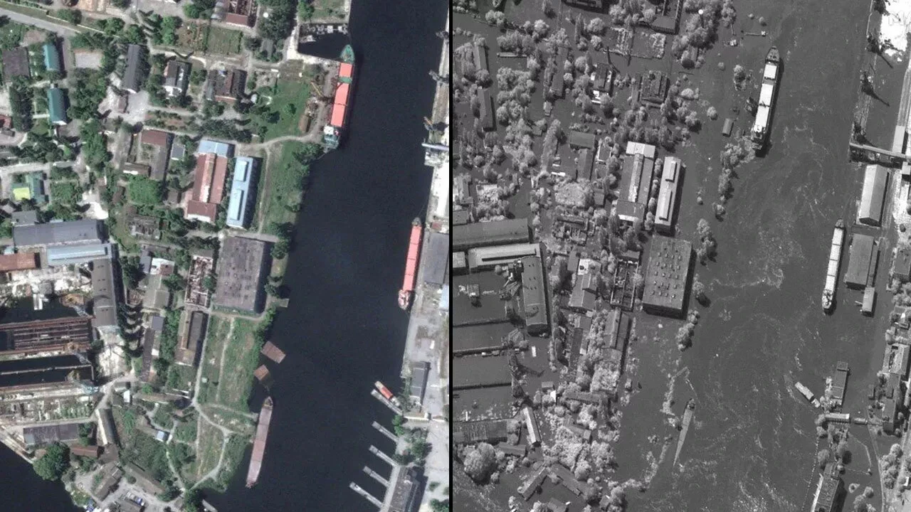 Tehlikenin nerede olduğu belirsiz! Kahovka Barajı'nın yıkımı mayınları etrafa saçtı