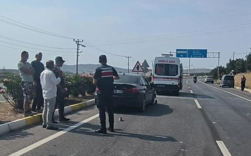 Ayvalık'ta korkunç kaza! Otomobil elektrikli bisikleti biçti: 1 ölü, 1 yaralı