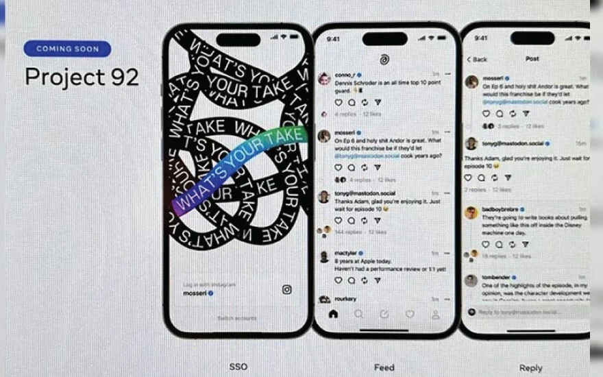 "Twitter'a cevabımız" diyerek gösterdi: Meta'nın yeni uygulamasından ilk görüntü
