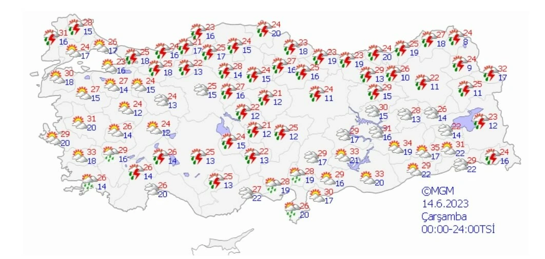 Bir bölge hariç Türkiye genelinde sağanak Meteoroloji uyardı: Öğle saatlerine dikkat!