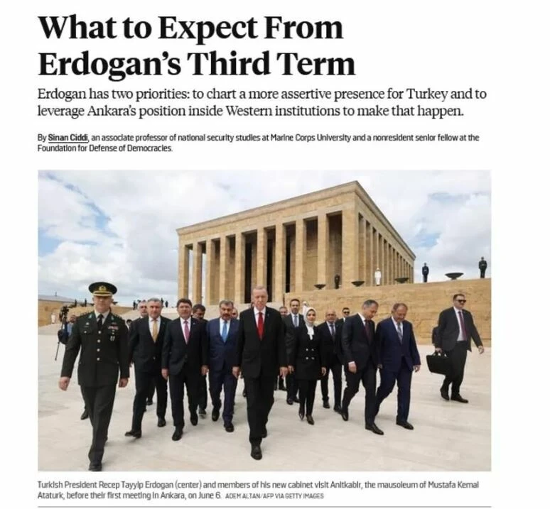Foreign Policyden itiraf gib Erdoğan manşeti: Ne Washington ne Bürüksel..