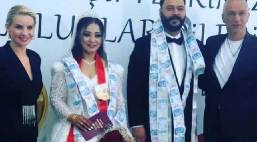 Gelinim Olur musun? yarışmasıyla ünlenen Caner evlendi! Esra Erol'un eşi, takısıyla törene damga vurdu