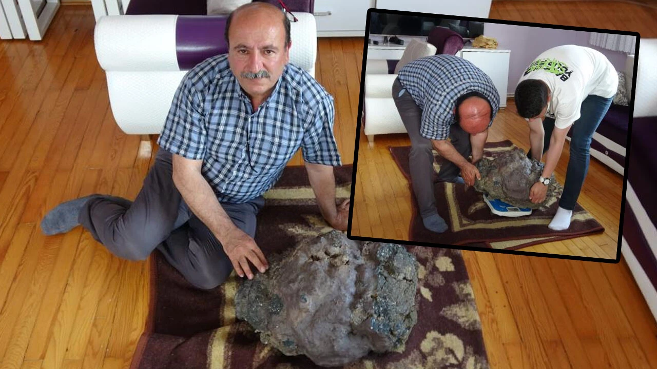 Tarlasında buldu, 'milyoner' ilan edildi: İki kişi zor kaldırıyor