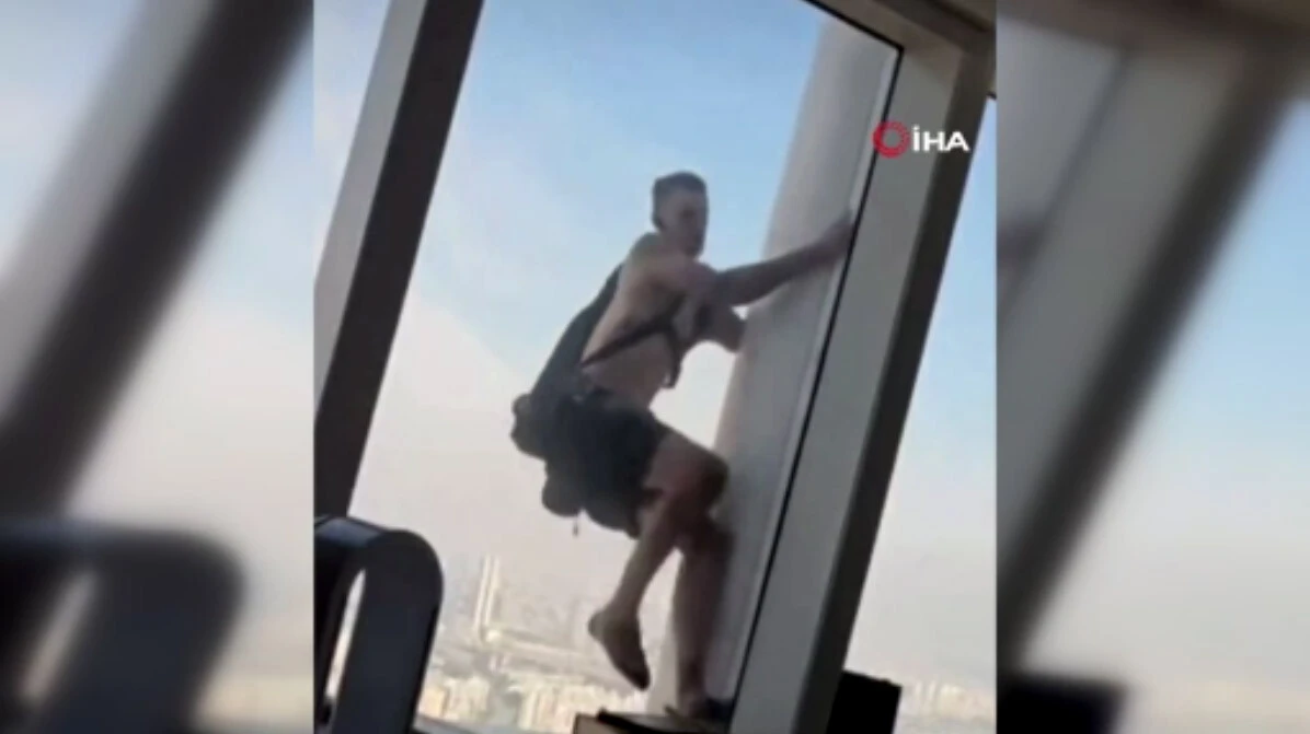 Dünyanın en yüksek 5. binasına ekipmansız tırmanırken yakalandı! Polis gözaltına aldı