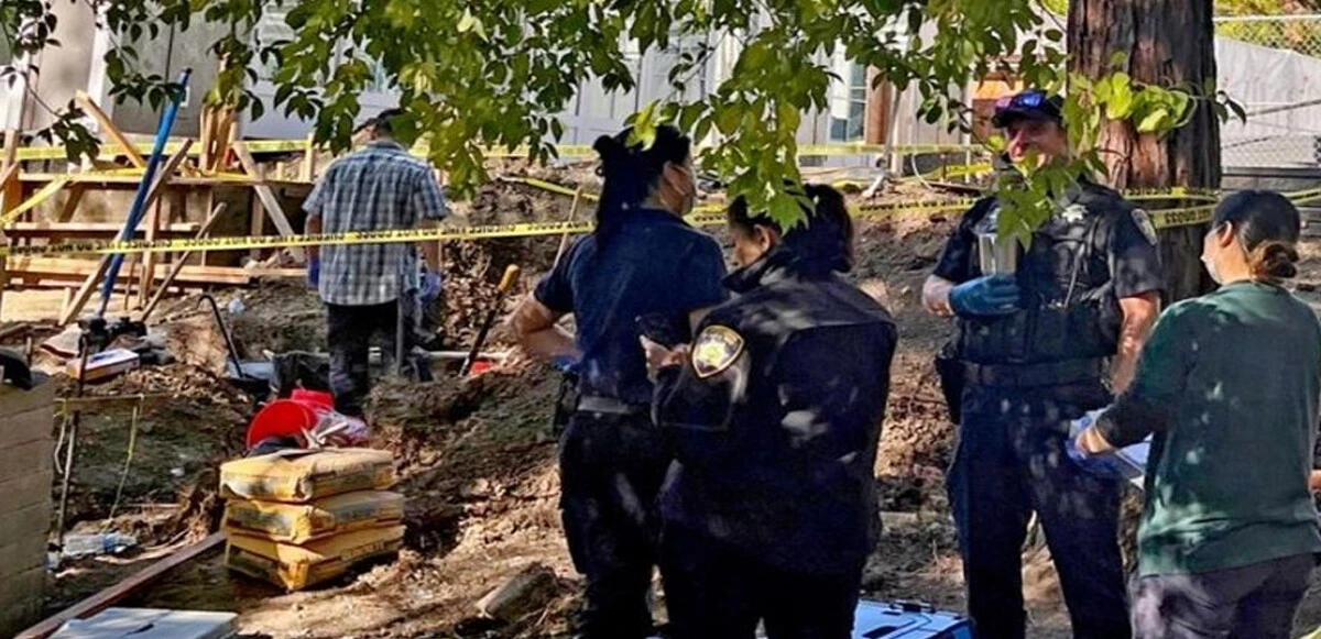 ABD bu olayı konuşuyor, malikane altına gömülü Mercedes bulundu