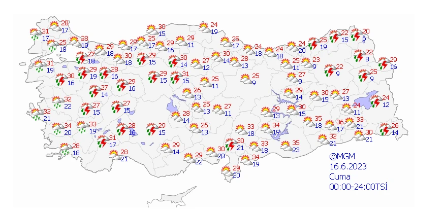 Meteoroloji o bölgeyi uyardı! Sağanak ve fırtına çok kuvvetli olacak…