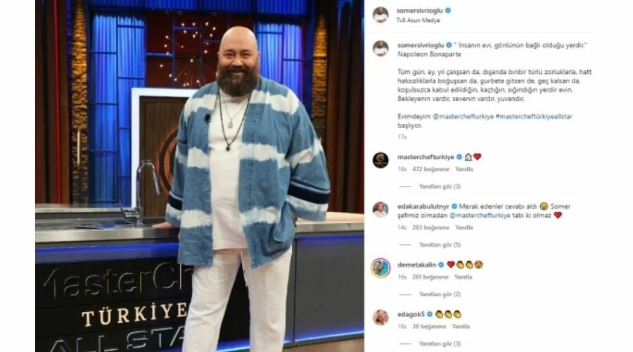 Masterchef'te Somer Sivrioğlu neden yok? Mehmet Yalçınkaya'dan cevap geldi