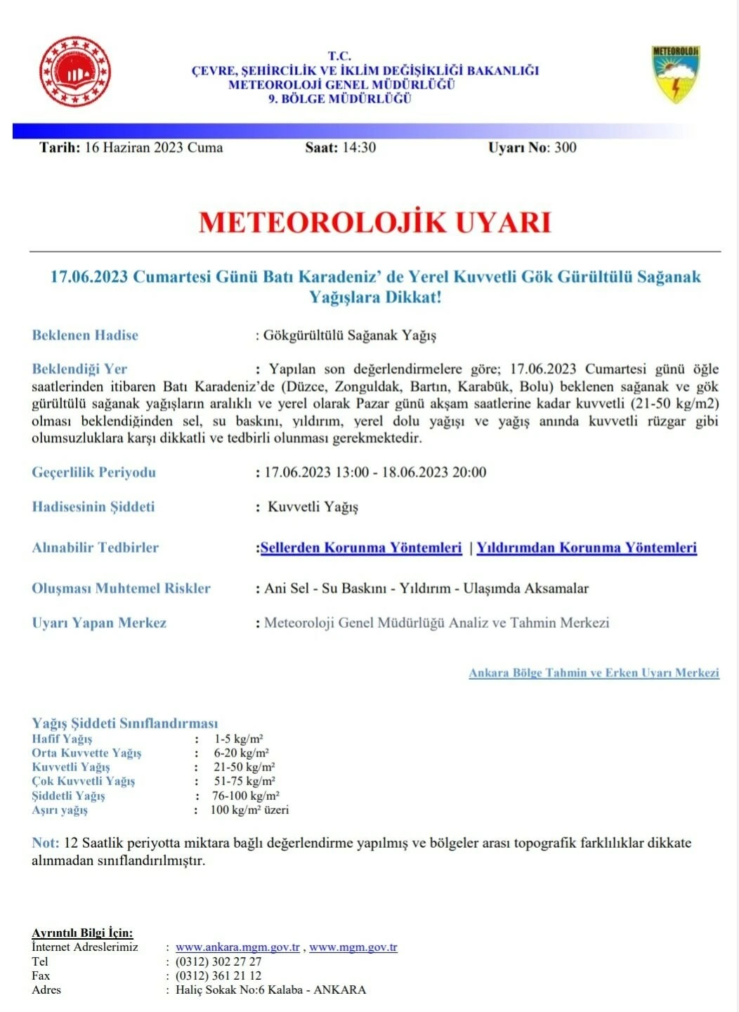 Meteoroloji tarih vererek 5 ili uyardı: Su baskını ve yıldırıma dikkat!