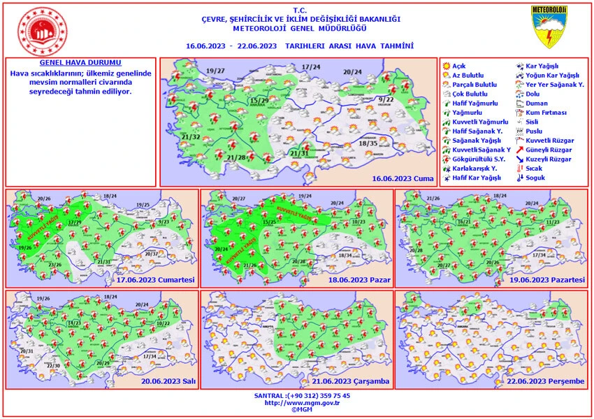 Meteoroloji saat vererek il il uyardı: Gök gürültülü sağanak geliyor