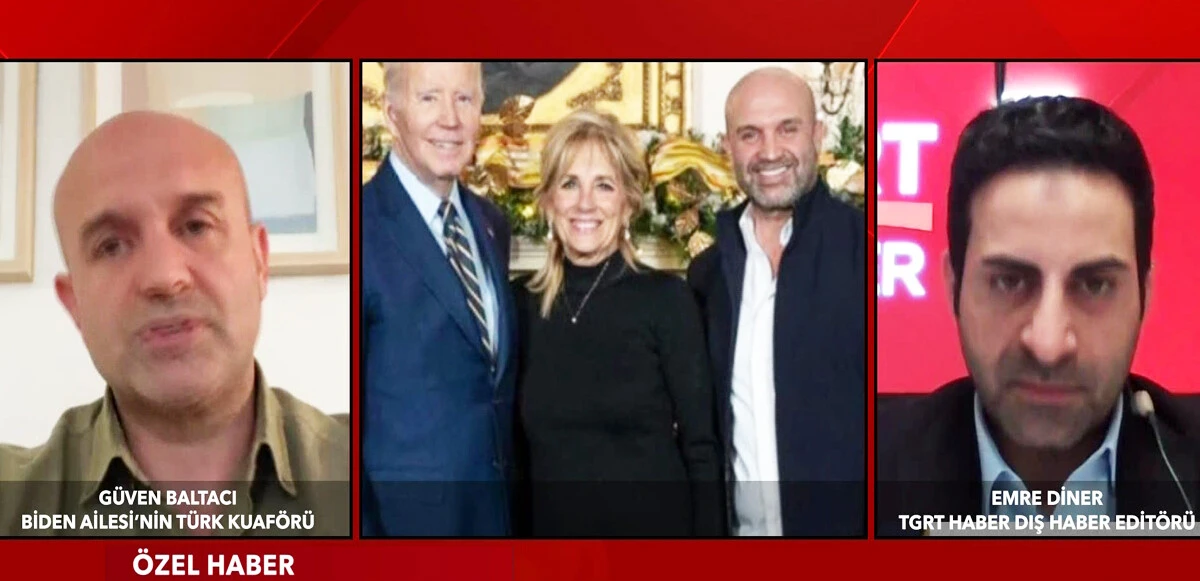 Biden çiftinin saçları Türk kuaföre emanet! Türk berber TGRT Haber'e konuştu: Bayan Biden’la topuz tartışması yapıyoruz