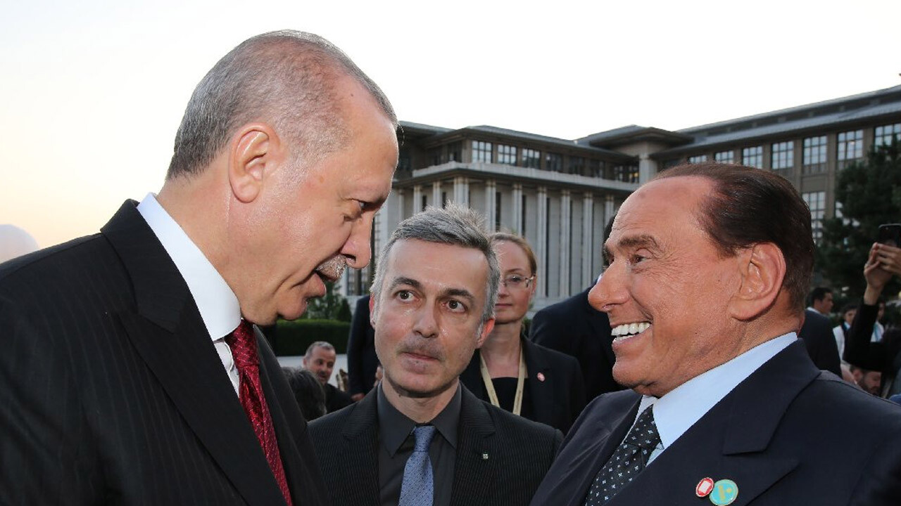 Cumhurbaşkanı Erdoğan’dan Berlusconi’ye veda! &quot;Dostum&quot; diyerek başladı, geçmişi hatırlattı