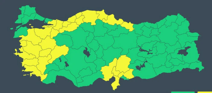 Deprem bölgesi dahil 28 kent için sel uyarısı! Sağanak çok kuvvetli geliyor…