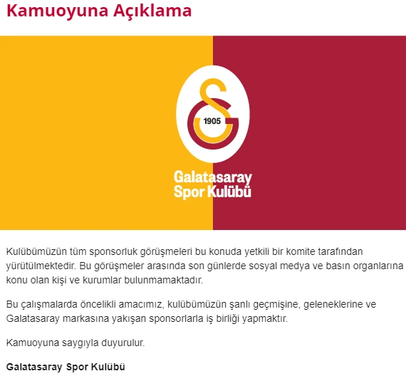 Galatasaray son noktayı koydu! Uzan’ın iddialarına cevap geldi
