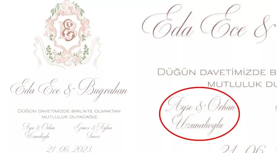 Eda Ece’nin düğün davetiyesiyle birlikte gerçek ortaya çıktı! Meğer herkes yanlış biliyormuş…