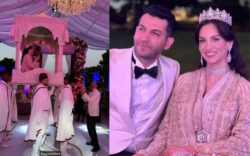 Murat Yıldırım 1 yaşındaki bebeğine düğün yaptı: Tahtla gelen anne geceye damga vurdu!