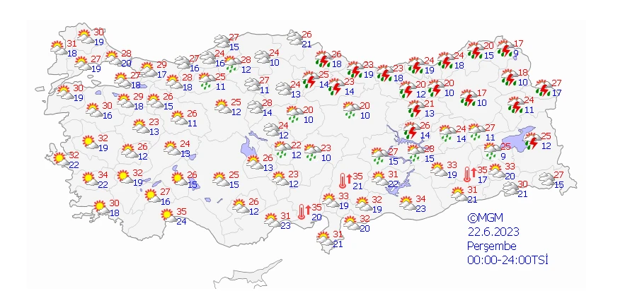 Karadeniz’de sel alarmı! 6 il için sarı ve turuncu kodlu uyarı…
