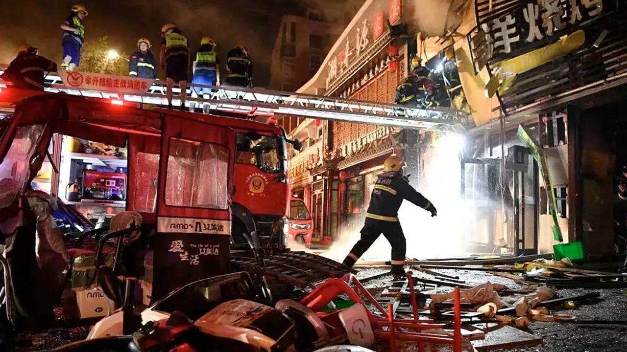 Vana kırıldı gaz sızdı! Çin'de korkunç patlama: Çok sayıda kişi öldü