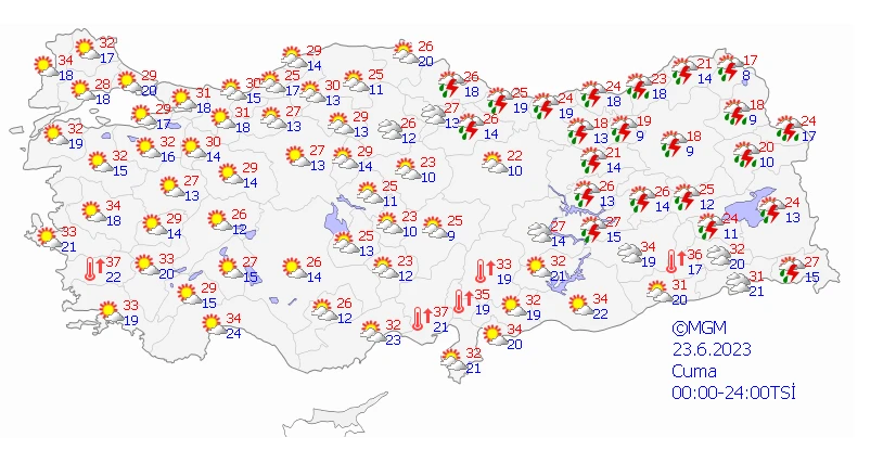Güneşli hava, nem ve sağanak… Sıcaklıklar 40 dereceyi zorluyor, uzmanlar bölge bölge uyardı