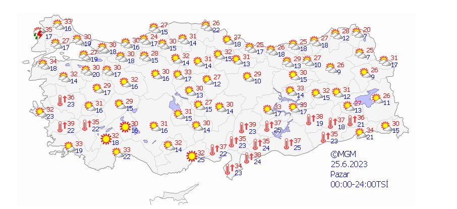 Güneşli hava, nem ve sağanak… Sıcaklıklar 40 dereceyi zorluyor, uzmanlar bölge bölge uyardı