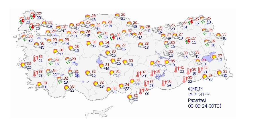 Güneşli hava, nem ve sağanak… Sıcaklıklar 40 dereceyi zorluyor, uzmanlar bölge bölge uyardı