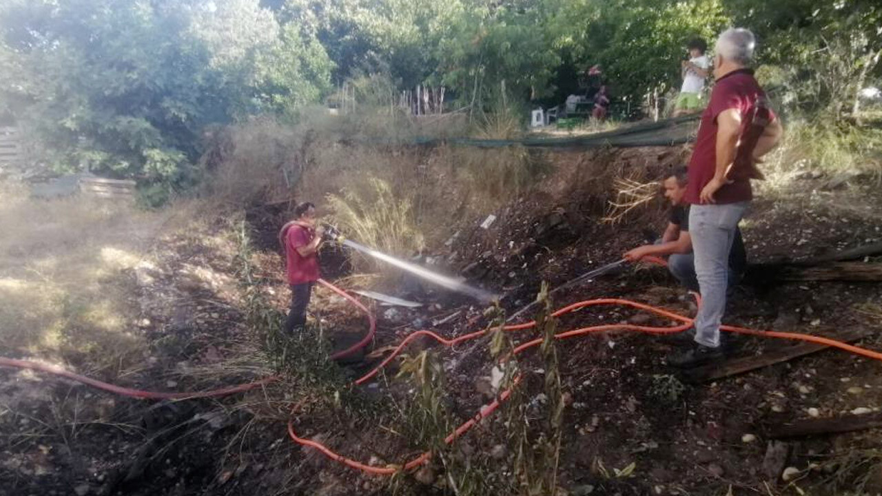 Antalya&#039;da korkusundan az kalsın ormanı yakıyordu: Polisleri alarma geçirdi