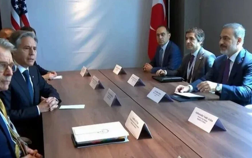 Bakan Hakan Fidan ile ABD'li mevkidaşı Blinken arasında Rusya görüşmesi