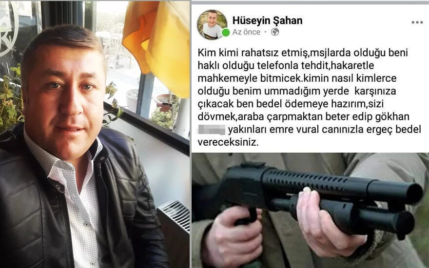 Çivril'de mesaj attığı kadının kocası tarafından öldürülmüştü... Hüseyin Şahan'ın ölmeden önceki tehdit mesajı ortaya çıktı