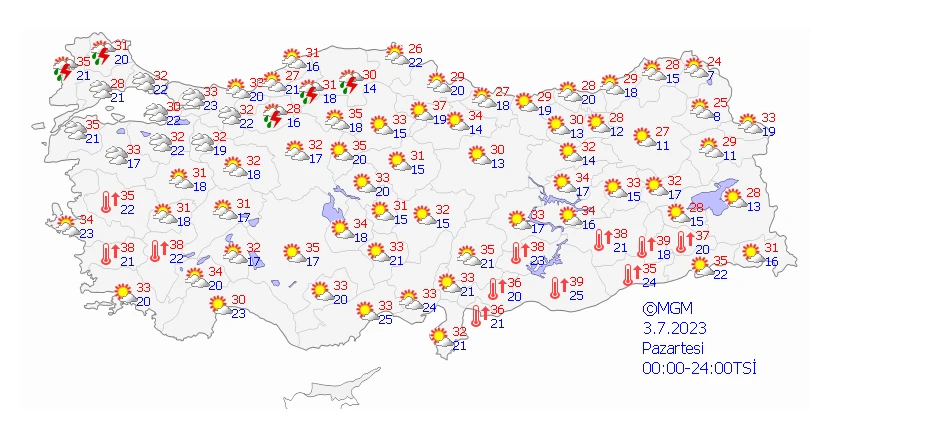 Kurban Bayramı’nın 2’nci gününde sağanak ve fırtına alarmı! Meteoroloji son raporunda uyarıları sıraladı