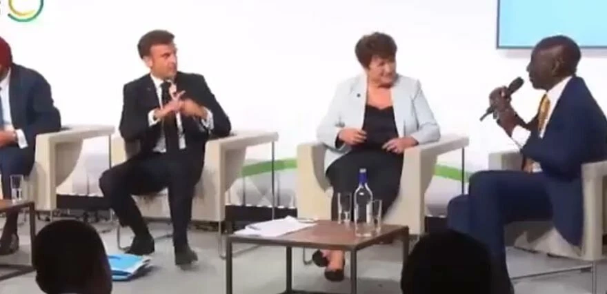 Afrika Fransa’ya başkaldırıyor! Kenya lideri Macron’un suratına bakarak adeta haykırdı...