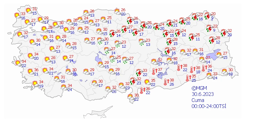 14 il için sağanak alarmı! Bayram dönüşü yapan sürücüler dikkat…