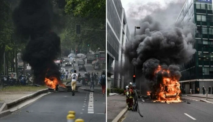 Son dakika! Fransa'daki olayları durduramayan Macron çözümü daha fazla poliste buldu