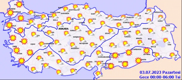 Meteoroloji uyardı: Yağışlar ülkeyi terk etti, sıcaklar bir anda yükselecek (2 Temmuz 2023 hava durumu)