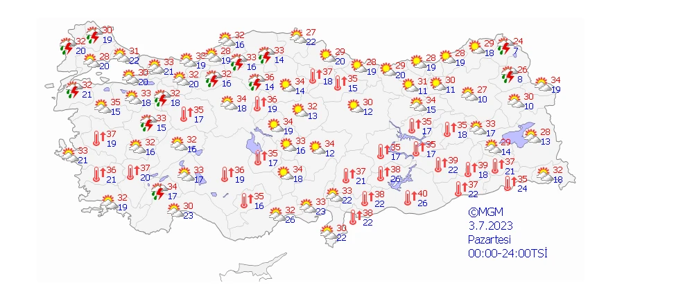 Afrika sıcaklıkları sonrası "oraj" uyarısı! Hava Forum dikkat çeken tahminini paylaştı