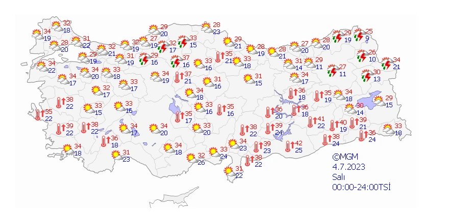 Afrika sıcaklıkları sonrası "oraj" uyarısı! Hava Forum dikkat çeken tahminini paylaştı