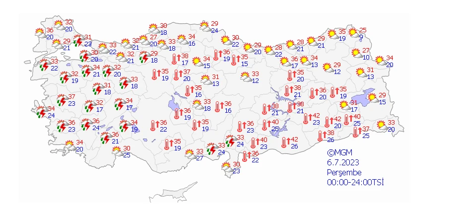 Afrika sıcaklıkları sonrası "oraj" uyarısı! Hava Forum dikkat çeken tahminini paylaştı