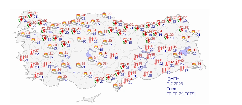 Afrika sıcaklıkları sonrası "oraj" uyarısı! Hava Forum dikkat çeken tahminini paylaştı