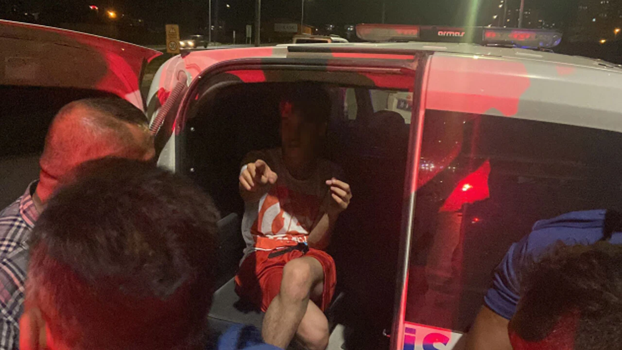 Zihinsel engelli genç halk otobüsünü kaçırdı, polisler harekete geçti