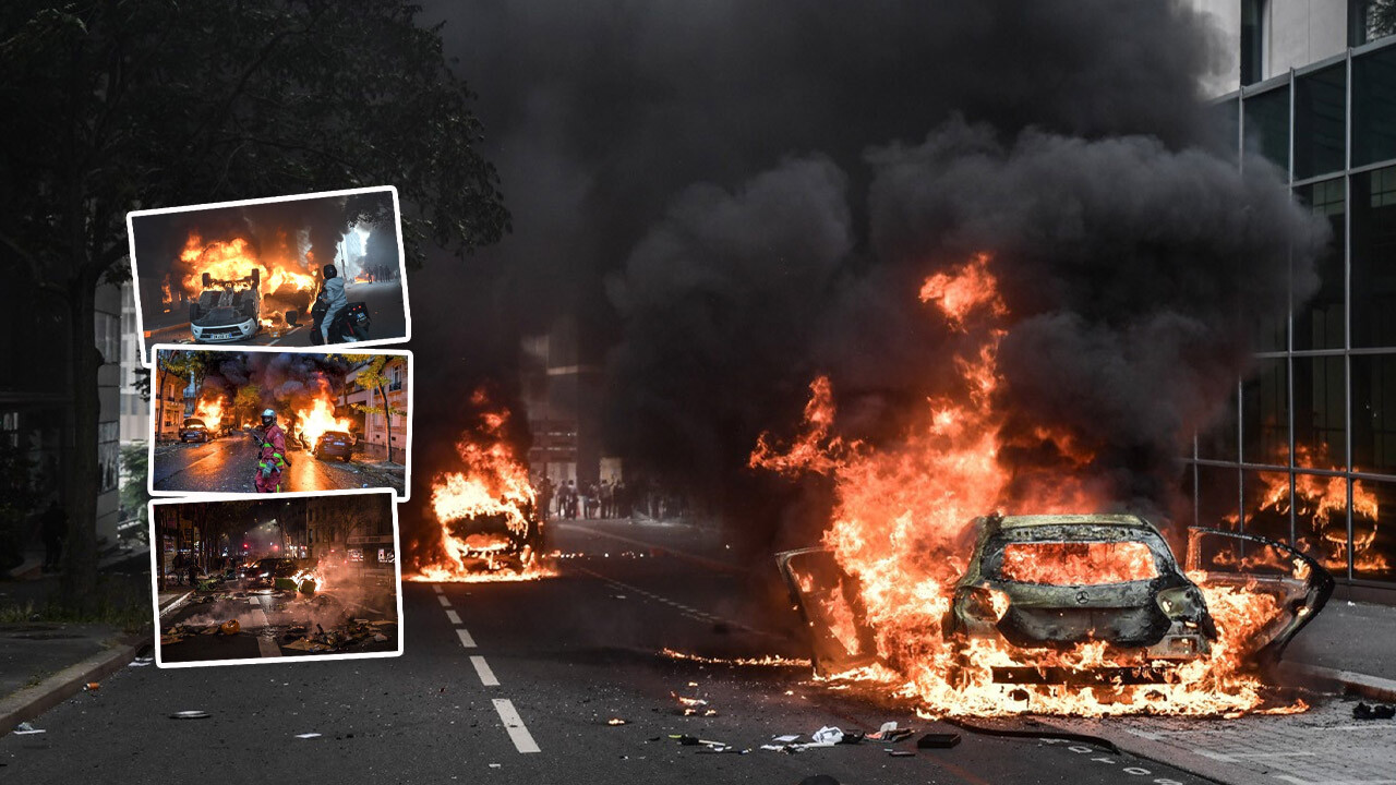 Fransa&#039;daki protestolarda 1 haftanın ardından ilk! Macron eleştiri oklarının hedefinde